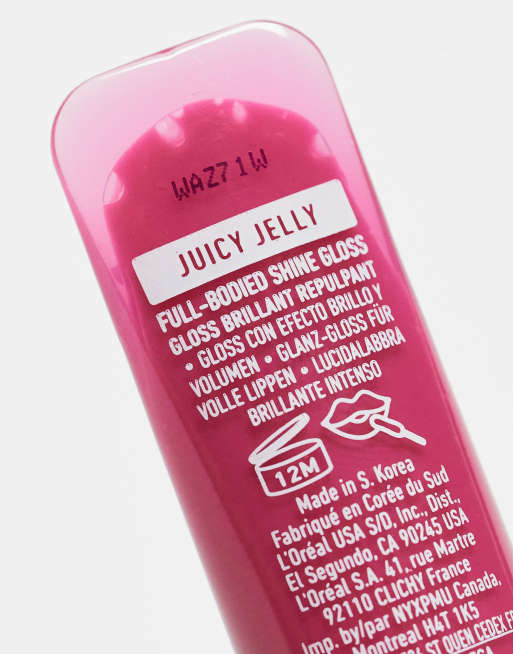 NYX Professional Makeup Jelly Job, Shine Lip Gloss- Juicy Jelly, 3 of 4
