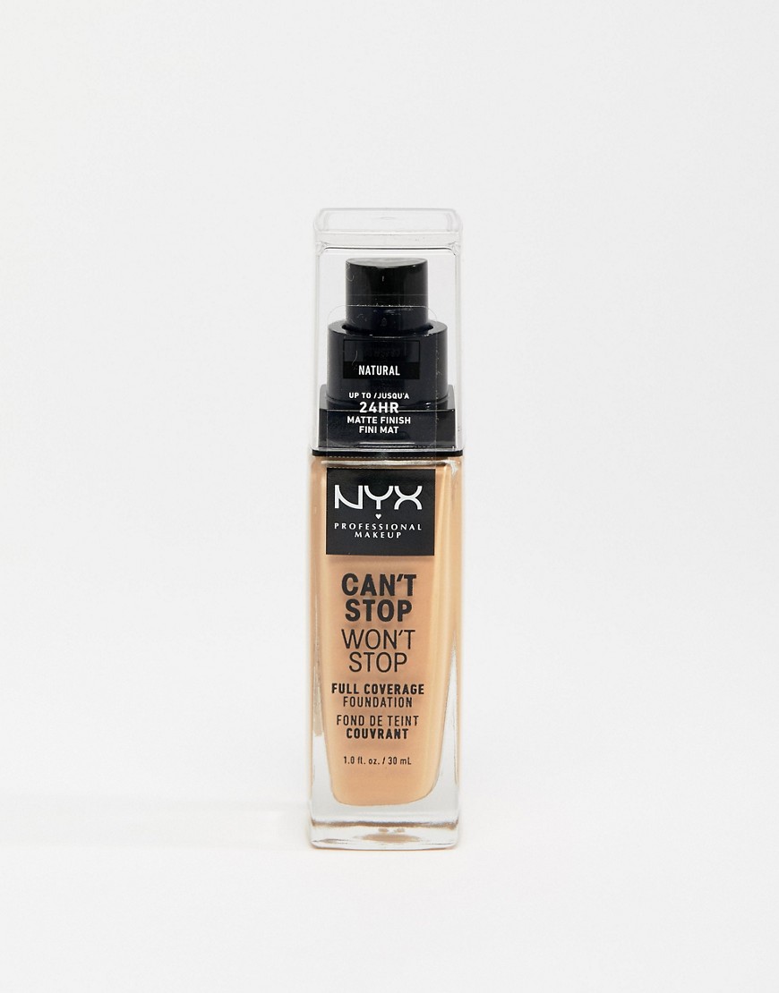 NYX Professional Makeup - kan niet stoppen, zal niet stoppen {[# 0]} uur foundation-Zwart