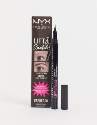 Nyx Professional Makeup Lift And Snatch Brow Tint Pen-brown