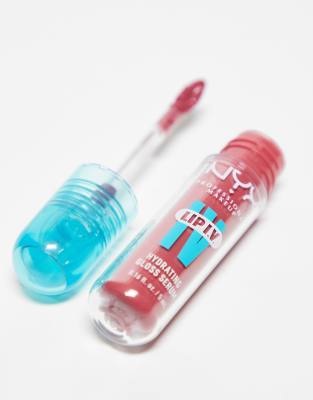 Nyx Professional Makeup Lip Iv Hydrating Gloss Stain- Bubblegum Burst-pink In Pink