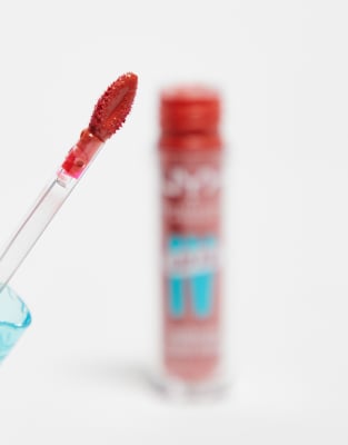 Nyx Professional Makeup Lip Iv Hydrating Gloss Stain- Burst That Tang!-orange