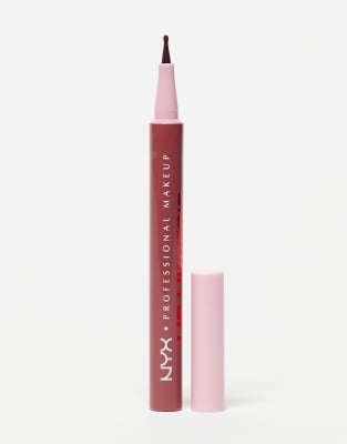 NYX Professional Makeup Lip Lingerie Lip Liner Stain- Send Nudes-Neutral