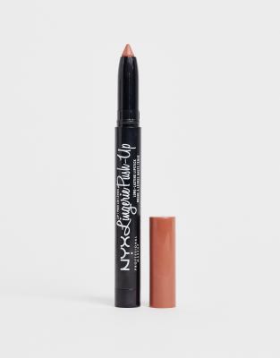 NYX Professional Makeup Lip Lingerie Matte Nude Lipstick - Push Up