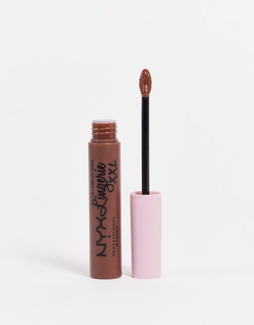 NYX Professional Makeup – Lip Lingerie XXL – Matowa pomadka w płynie – Odcień Going Desnuda