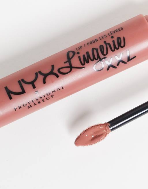 NYX Professional Makeup – Lip Lingerie XXL Matte – Flytande läppstift – Turn On, 4 av 4