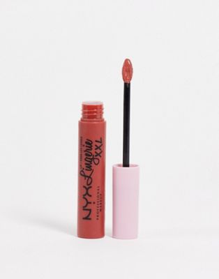 NYX Professional Makeup Lip Lingerie XXL Matte Liquid Lipstick - Candela Babe - ASOS Price Checker