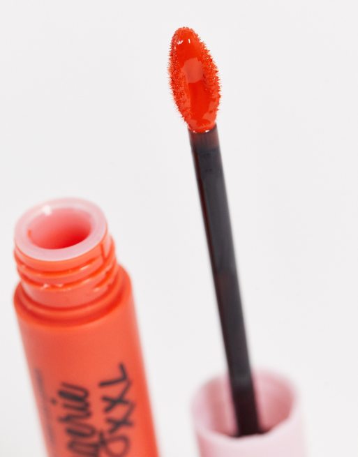  NYX PROFESSIONAL MAKEUP Lip Lingerie XXL Matte Liquid Lipstick  - Gettin Caliente (Bright Red Orange) : Fake Eyelashes And Adhesives :  Beauty & Personal Care