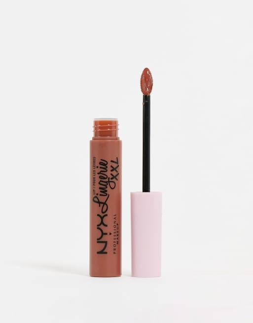 NYX Professional Makeup Lip Lingerie XXL Matte Liquid Lipstick - Hot  Caramelo