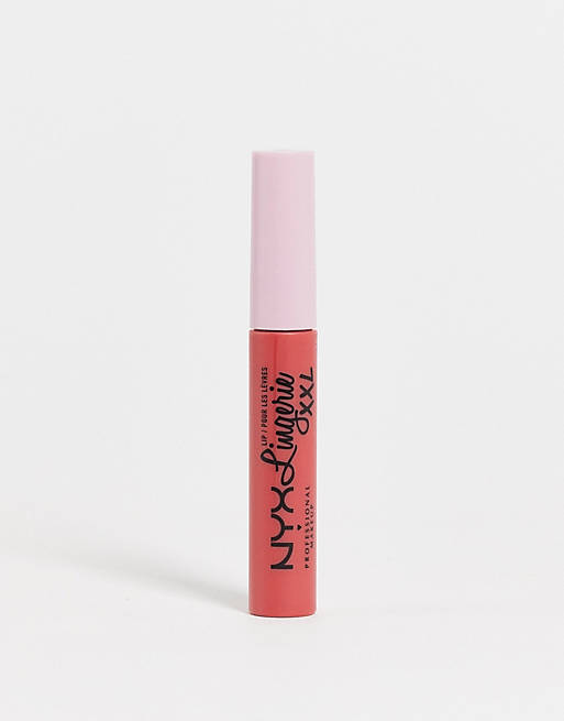 NYX Professional Makeup - Lip Lingerie XXL - Matte vloeibare lippenstift in 'Peach Flirt'