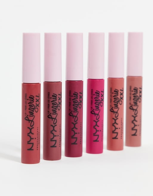 NYX Professional Makeup – Lip Lingerie XXL – Matter flüssiger Lippenstift - It's Hotter, 3 von 4