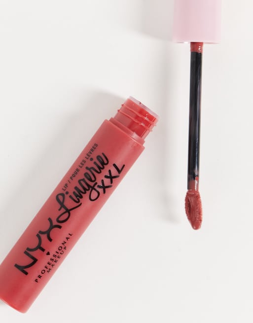 NYX Professional Makeup – Lip Lingerie XXL – Matter, flüssiger Lippenstift – Warm Up, 3 von 4