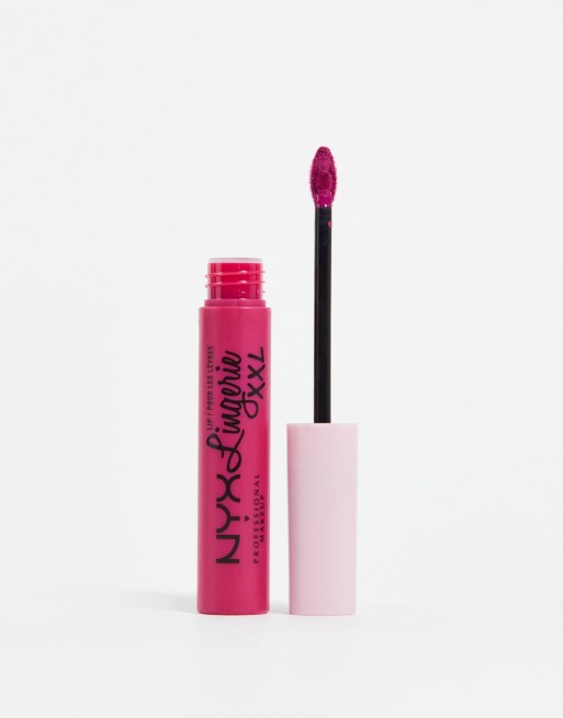 NYX Professional Makeup - Lip Lingerie XXL - Rossetto liquido opaco tonalità Stayin Juicy