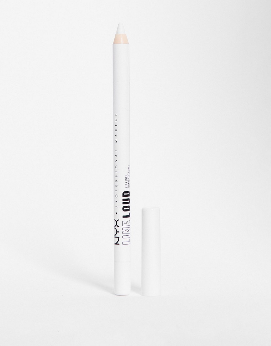 NYX Professional Makeup Longwear Line Loud Matte Lip Liner - Gimme Drama-White