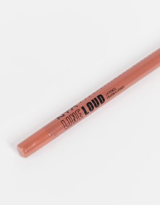 Nyx Professional Makeup Longwear Line Loud Matte Lip Liner - Global Citizen-brown In Brown