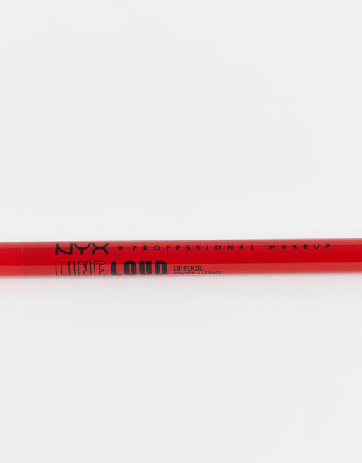 NYX Professional Makeup Longwear Line Loud Matte Lip Liner - Rebel Red, 4 of 4