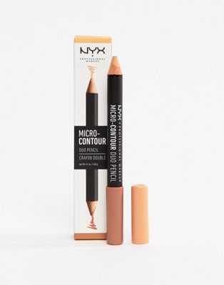 NYX Professional Makeup – MicroContour – Penna med dubbla ändar-Brun