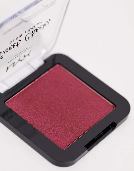 NYX Professional Makeup Powder Blusher Blush Glow Red Riot – Róż w pudrze, 2 z 4