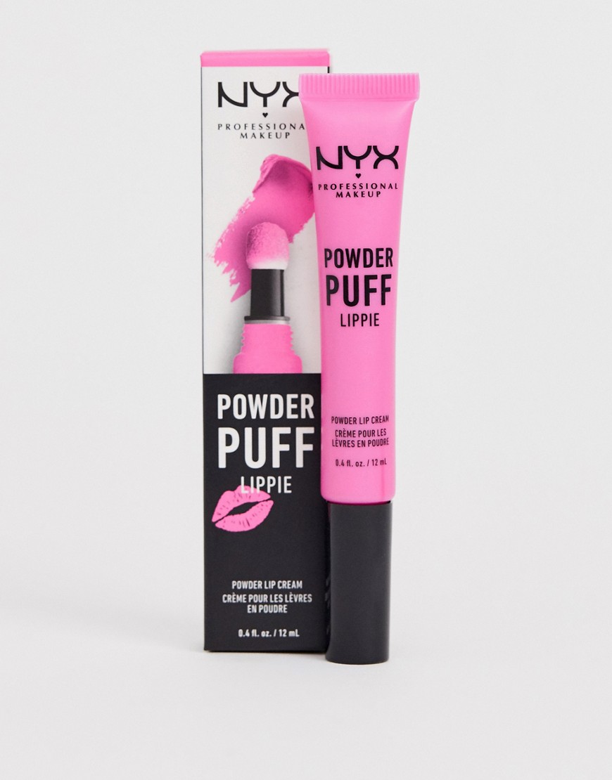 NYX Professional Makeup Powder Puff Lippie Powder Lip Cream - BBY-Pink