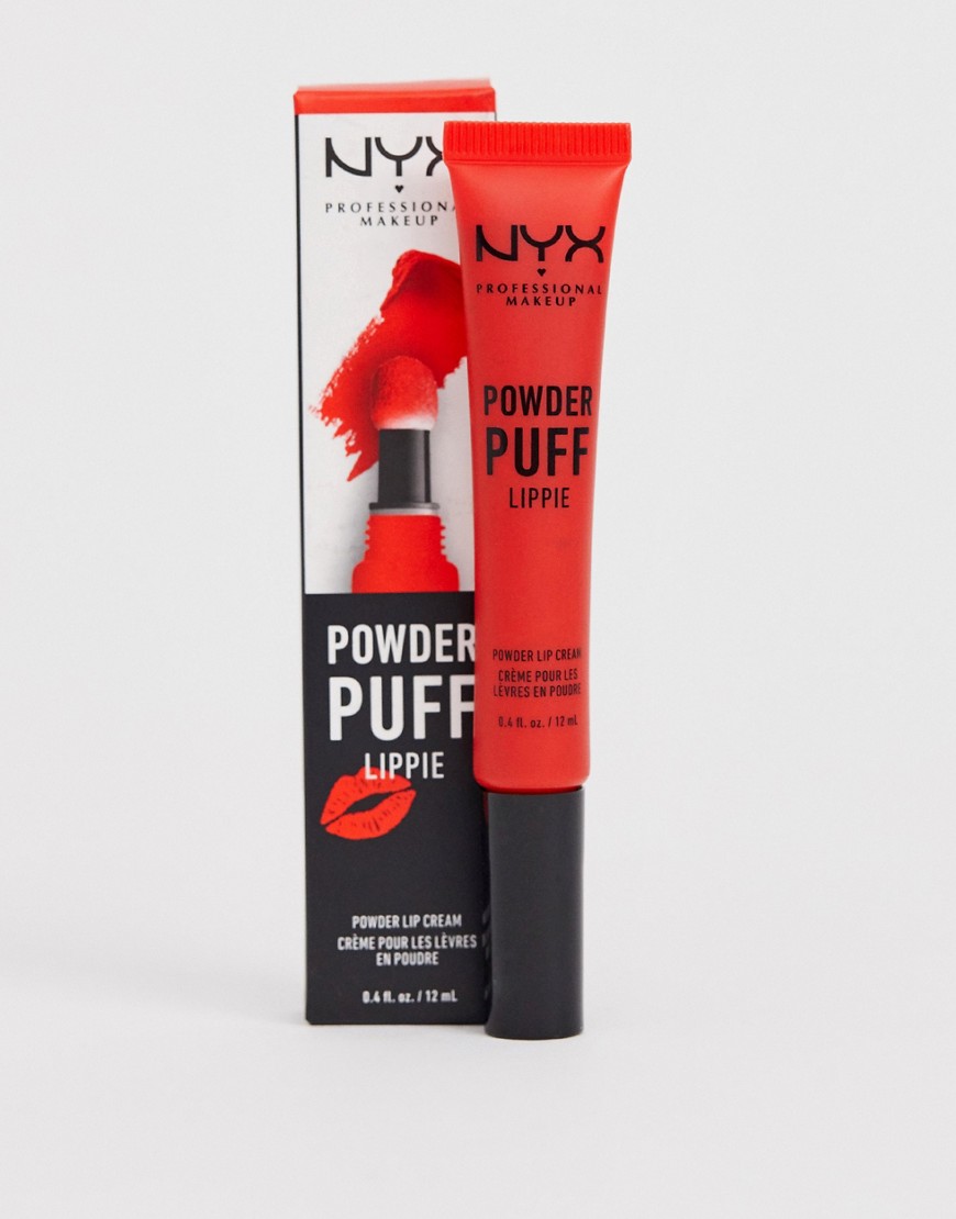 NYX Professional Makeup Powder Puff Lippie Powder Lip Cream - Boys Tears-Pink