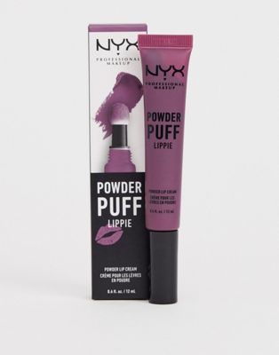NYX Professional Makeup Powder Puff Lippie Powder Lip Cream - Detention-Purple