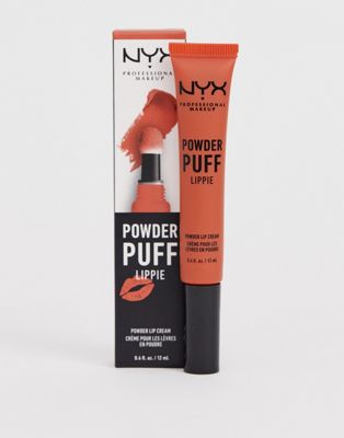 NYX Professional Makeup Powder Puff Lippie Powder Lip Cream - Teacher's Pet-Brown