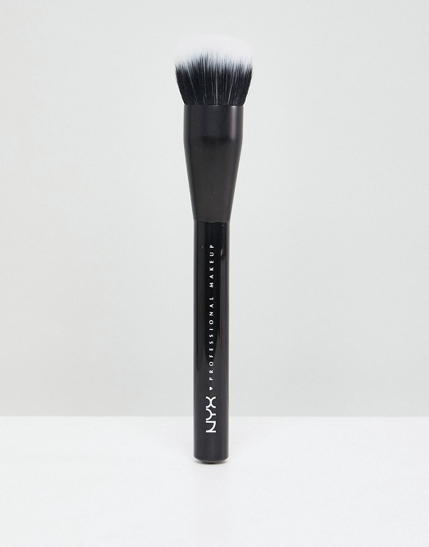 NYX Professional Makeup - Pro foundation-borstel met tweeledige vezels-Zonder kleur