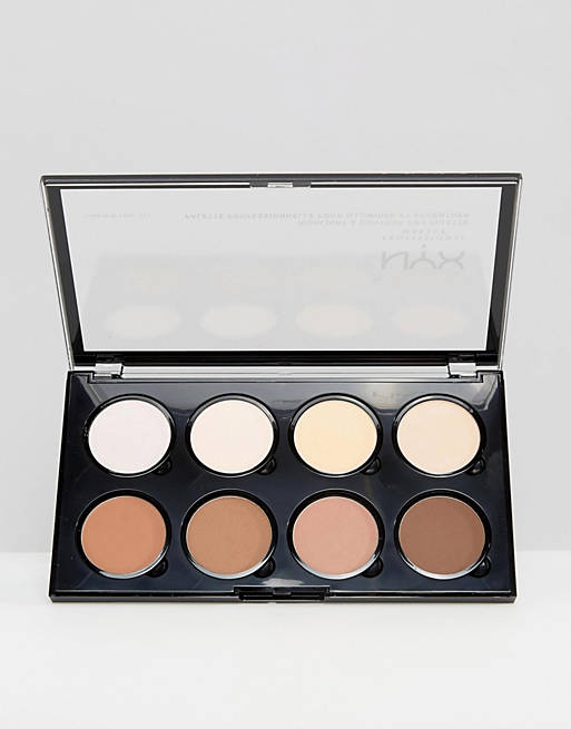 NYX Professional Makeup - Professioneel palette voor accentuering en contouren