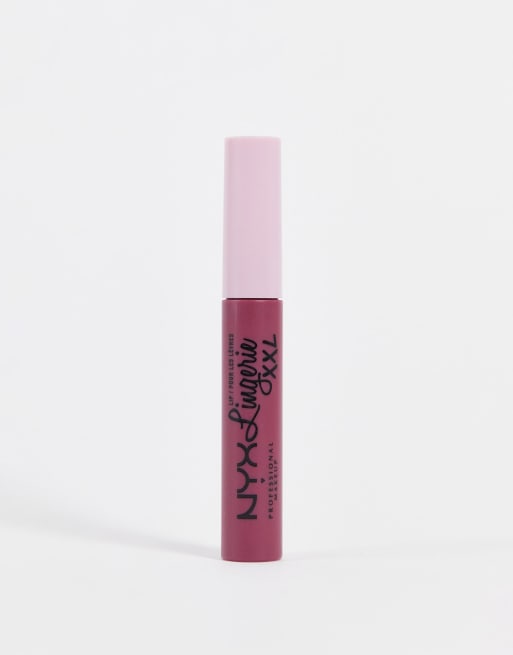 NYX Professional Makeup - Rossetto liquido opaco Lip Lingerie XXL tonalità Bust-ed