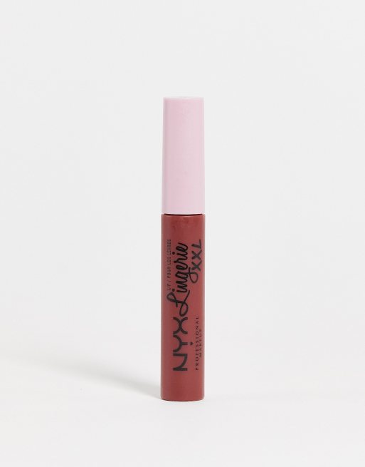 NYX Professional Makeup - Rossetto liquido opaco Lip Lingerie XXL tonalità Low Cut