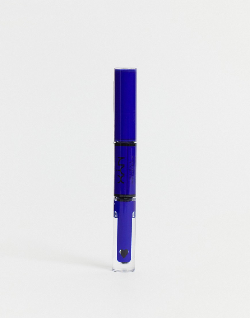 NYX Professional Makeup Shine Loud Long Lasting Lip Shine Lip Gloss - Disrupter-Blue
