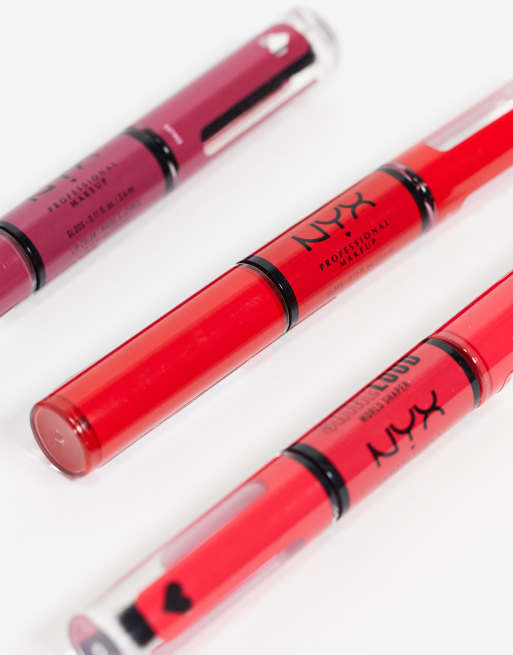 NYX Professional Makeup Shine Loud Long Lasting Lip Shine Lip Gloss - Rebel In Red, 4 of 4