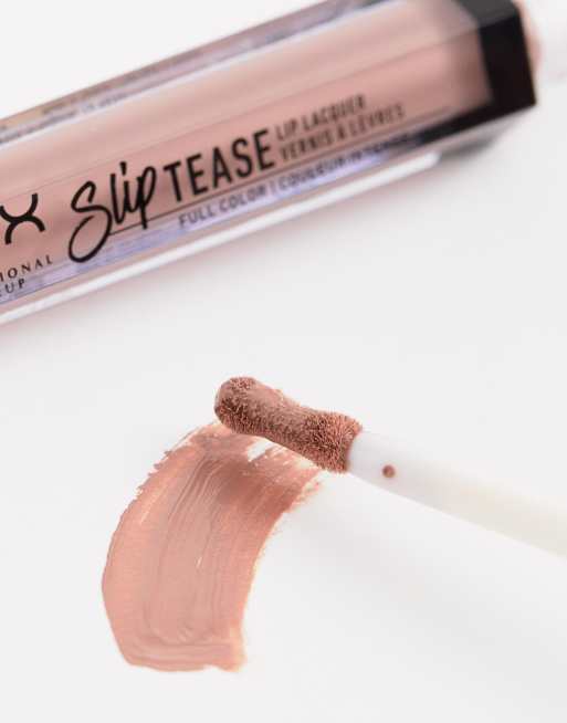 NYX Professional Makeup – Slip Tease Full Color Lip – Läppglans i Under Cover Babe, 3 av 4