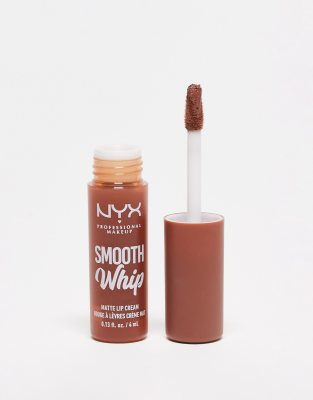 NYX Professional Makeup - Smooth Whip - Matte Lippencreme - Memory Foam-Braun