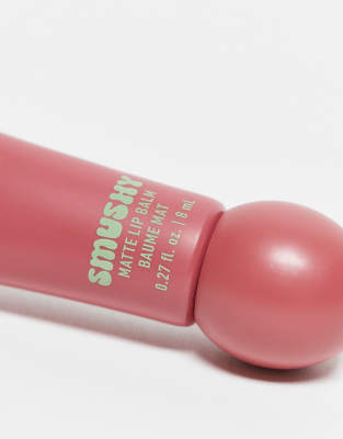 Nyx Professional Makeup Smushy, Matte Lip Balm, Soft Diffused Colour, Matte Finish - Snuggle Szn In Pink