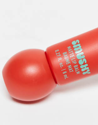 Nyx Professional Makeup Smushy Matte Lip Balm - Soft Sorbet-red In Red