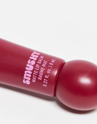 Nyx Professional Makeup Smushy, Matte Lip Balm, Soft Diffused Colour, Matte Finish - Squeeze N' Sizzle In Purple