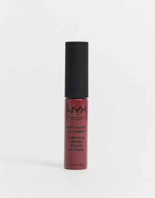 NYX Professional Makeup Soft Matte Lip Cream - Budapest - ASOS Price Checker