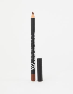 NYX Professional Makeup - Suede - Crayon à lèvres mat - Cold Brew-Rose