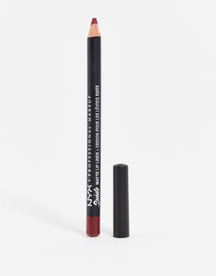 NYX Professional Makeup Suede Matte Lip Liner - Alabama - ASOS Price Checker