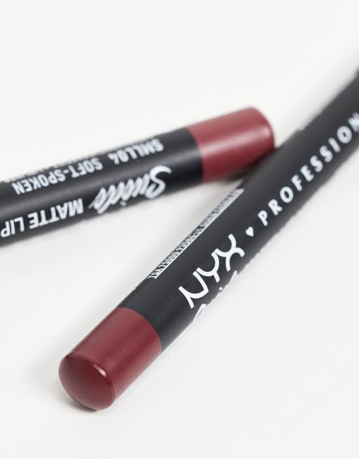 NYX Professional Makeup – Suede Matte Lip Liner – Matowa konturówka do ust – Cherry Skies, 4 z 4