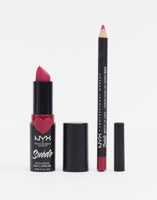 NYX Professional Makeup Suede Matte Lipsticks Disco Mix Lip Kit Sweet
