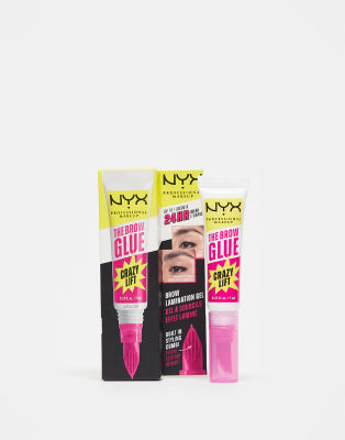 NYX Professional Makeup - The Brow Glue Crazy Lift - Gel à sourcils-Transparent