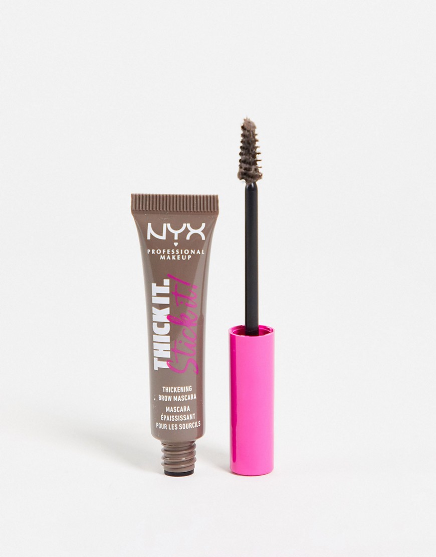 NYX Professional Makeup Thick It Stick It! Brow Gel-Brown
