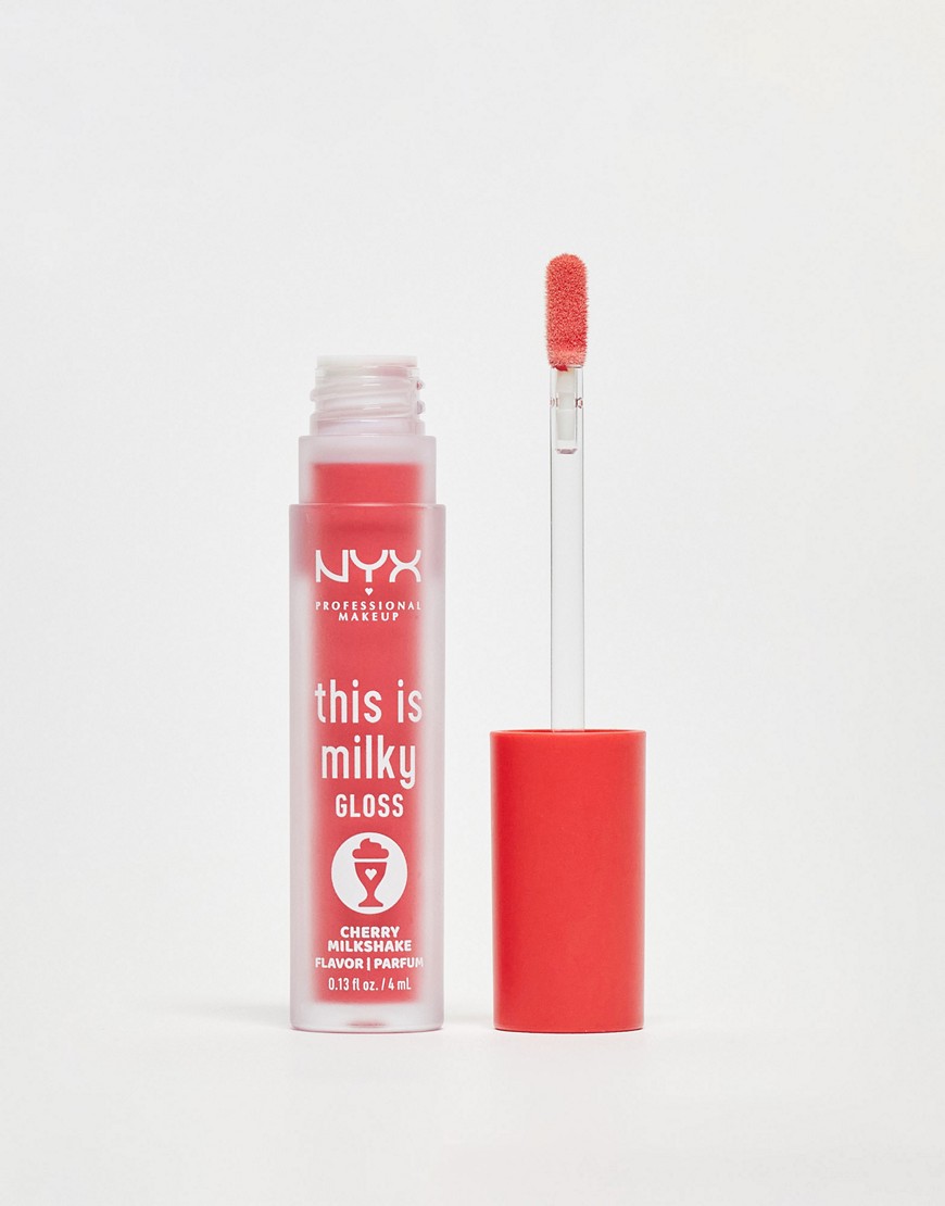 NYX Professional Makeup This Is Milky Gloss Lip Gloss - Cherry Milk Shake-Pink