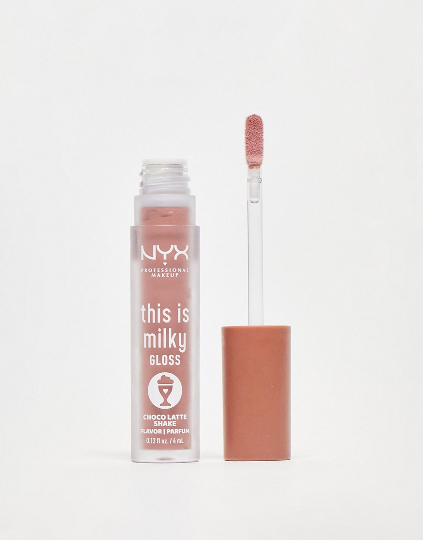 NYX Professional Makeup This Is Milky Gloss Lip Gloss - Choco Latte Shake-Pink
