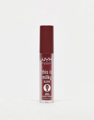 NYX Professional Makeup This Is Milky Gloss Lip Gloss - Malt Shake | ASOS