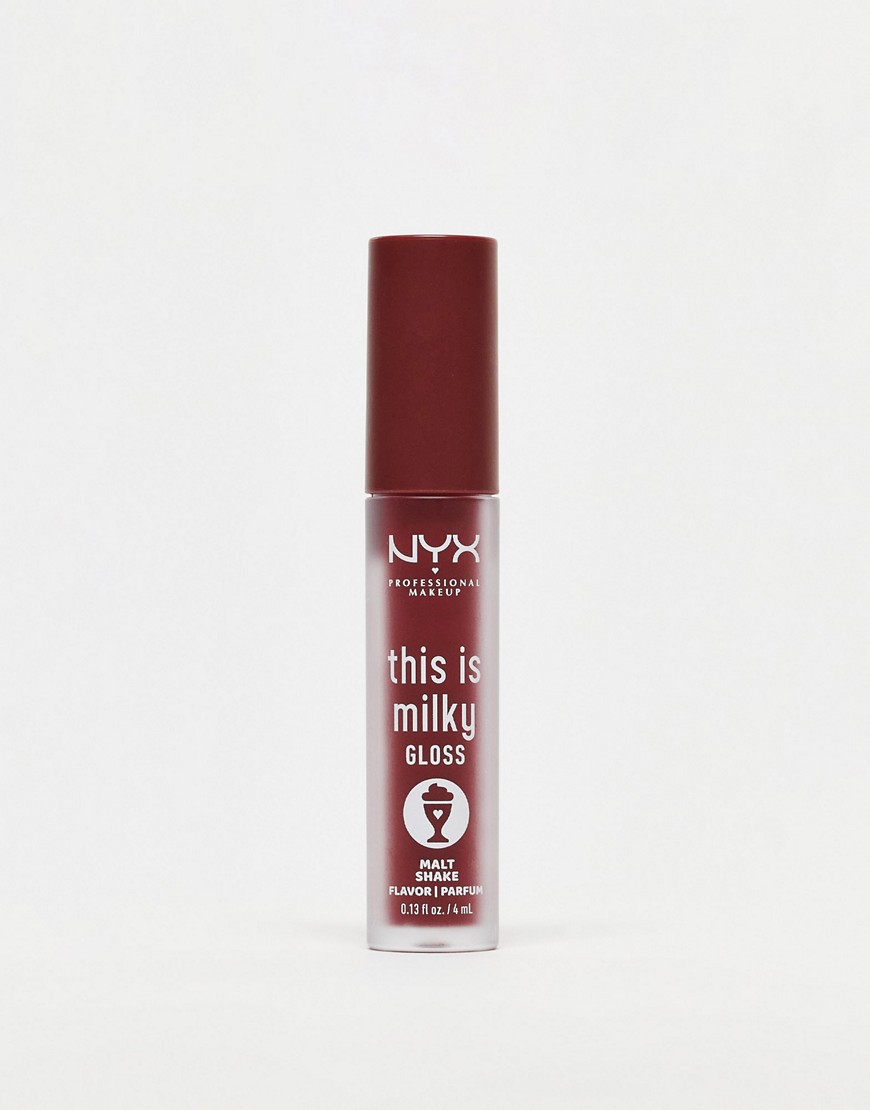 NYX Professional Makeup This Is Milky Gloss Lip Gloss - Malt Shake-Pink