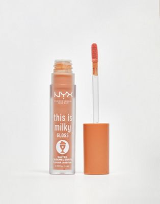 NYX Professional Makeup This Is Milky Gloss Lip Gloss - Salted Caramel Shake
