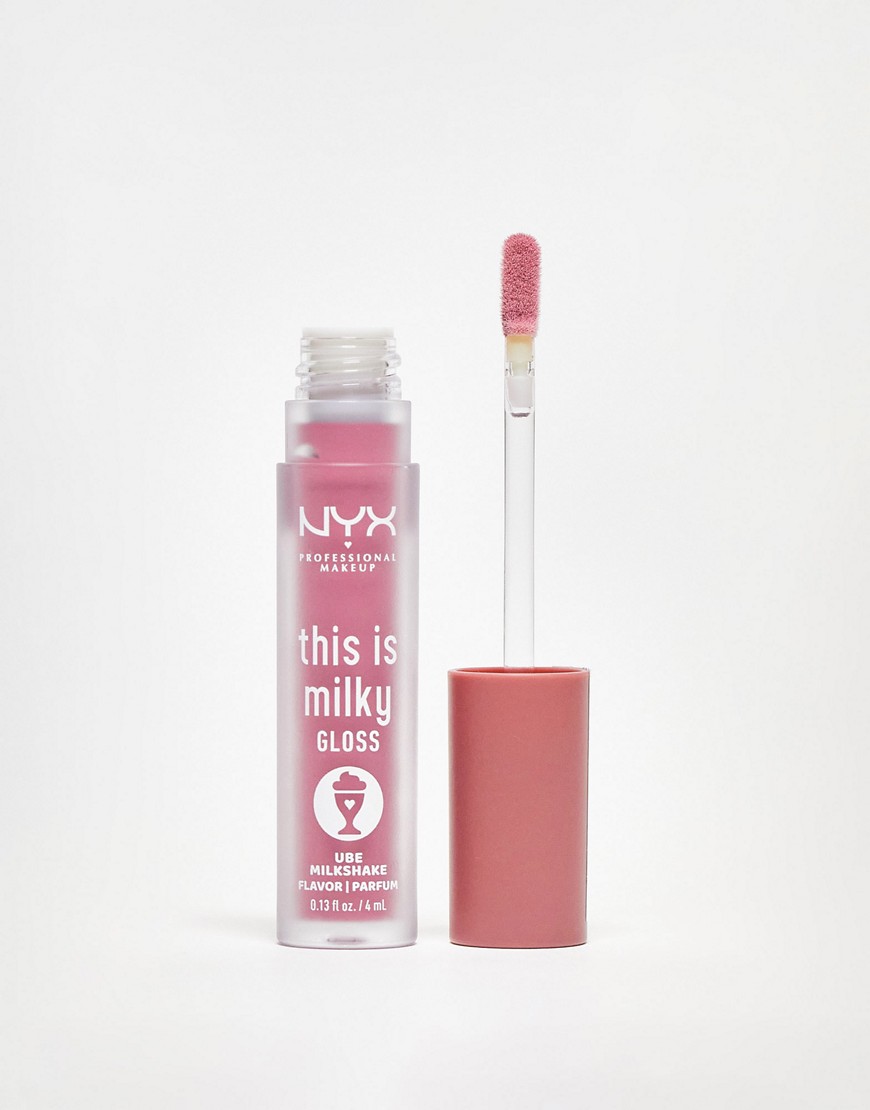 NYX Professional Makeup This Is Milky Gloss Lip Gloss - Ube Milkshake-Pink
