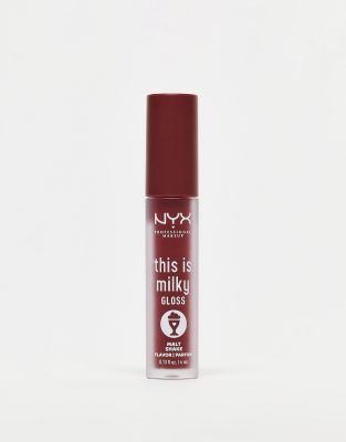 NYX Professional Makeup - This Is Milky Gloss - Lipgloss - Malt Shake-Rosa